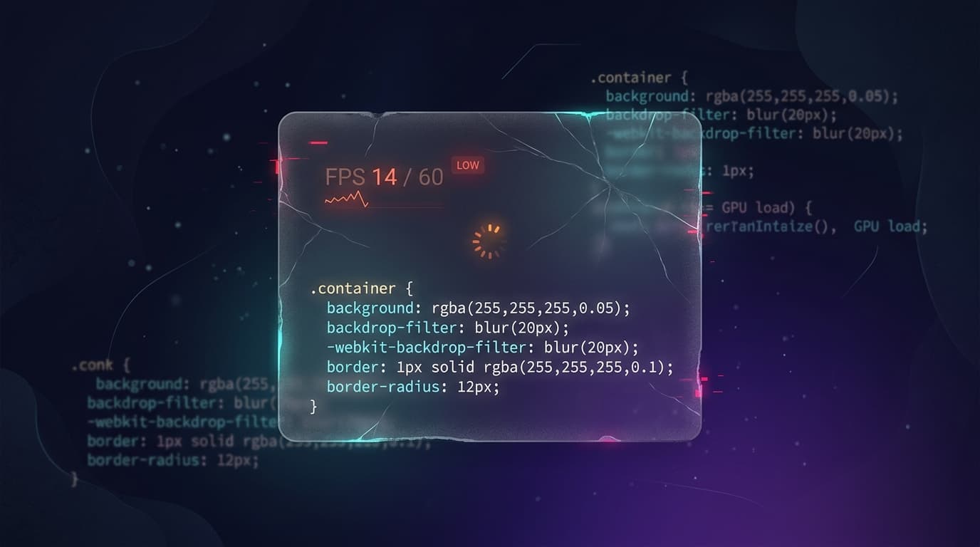 Glassmorphism Performance Cost: A Cautionary Tale