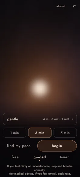 Still — Guided Setup page, mobile view
