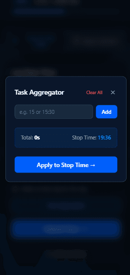 Handshakers features — Task Aggregator page, mobile view